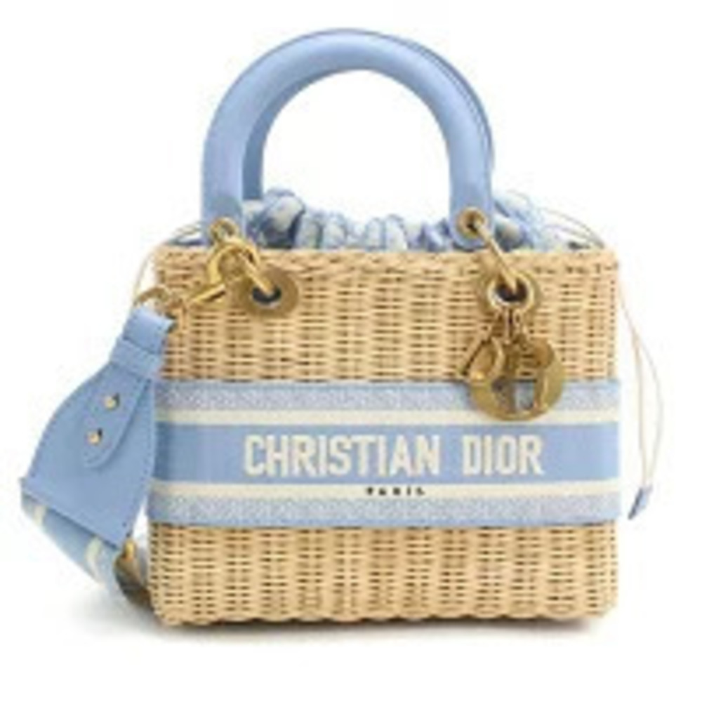 Christian Dior Handbag Lady Beige Cream